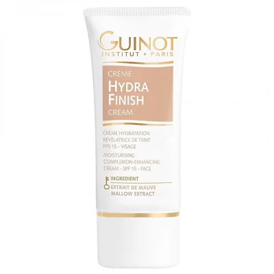 Guinot Hydra Finish Cream rėkinamasis veido kremas su atspalviu SPF15, 30ml