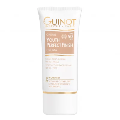 Guinot Youth Perfect Finish Cream jauninamasis veido kremas su spalva SPF50, 30ml